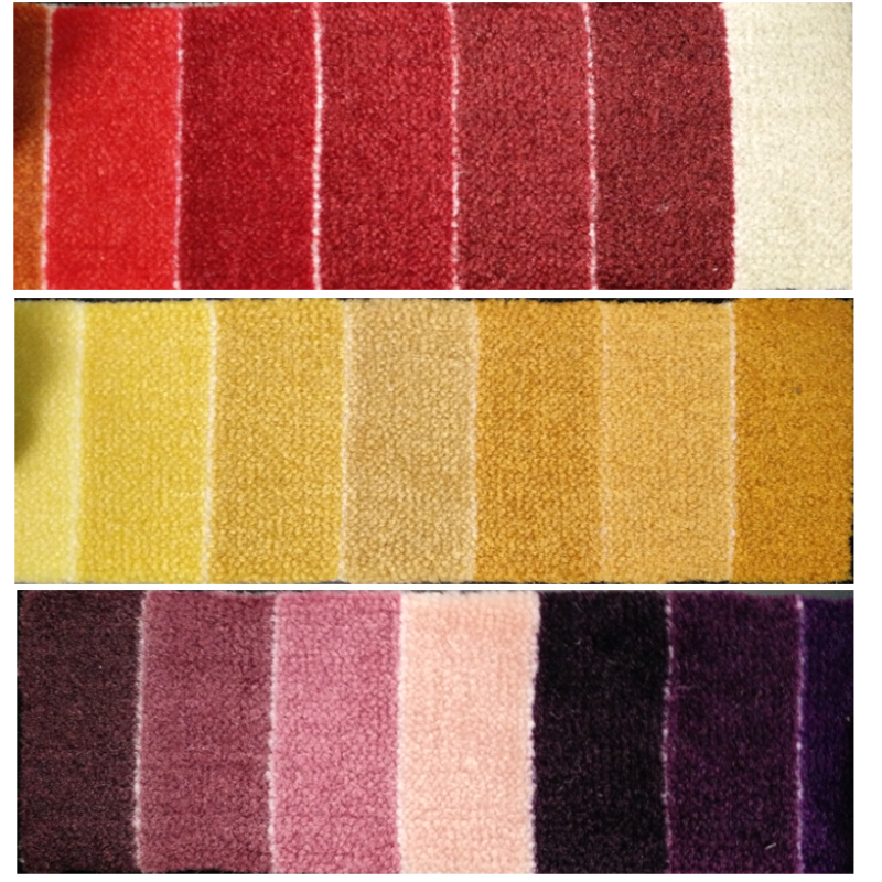 2016 newest machine tufted solid color Nylon plush carpet