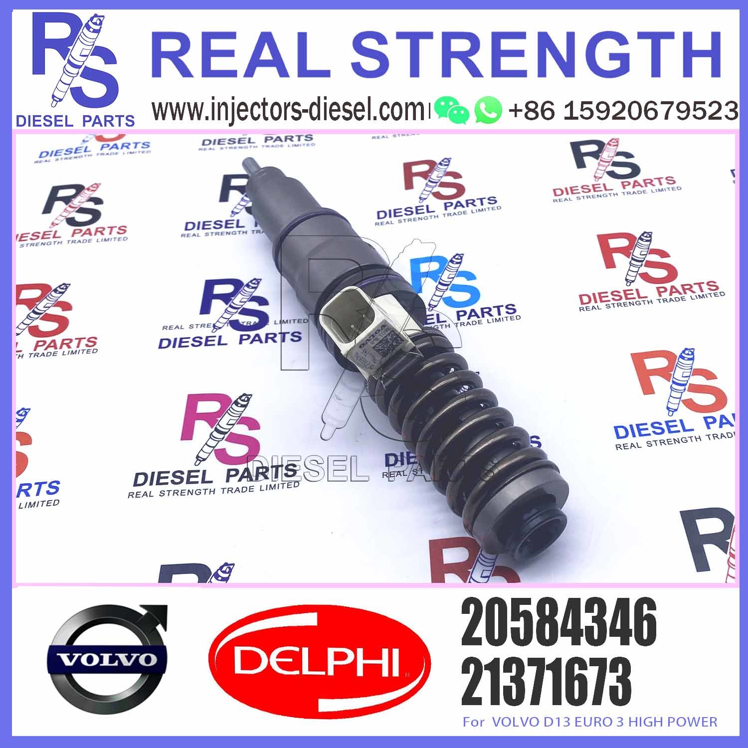 D13 Engine 4 pins Diesel Fuel Injector BEBE4D08002 For V-O-L-V Truck 20584346 85000498