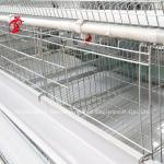 2.2m Poultry Farming Cage System , 9 Tiers Battery Cage For Layers Rose