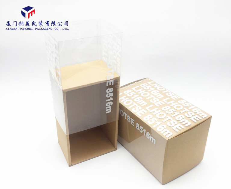 0.3mm PET Sleeve Rectangle Hard Plastic Box Packaging For Packing Glasses