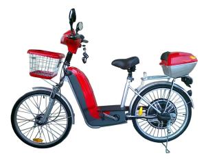 Quality Single Speed 12AH 48V Battery Electric Bike With Steel Suspension Front Fork wholesale