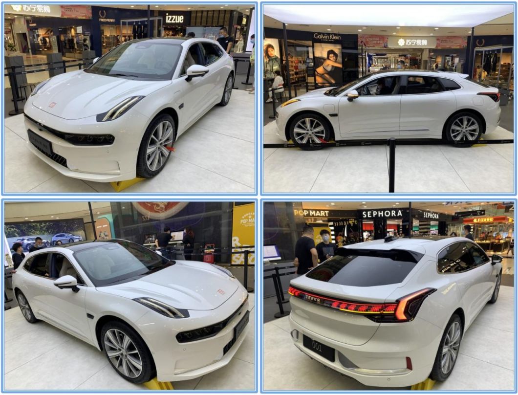 High Speed Geely Zeekr 001 Pure Electric Energy 4 Wheels 5 Seats Electric EV Cars Vehicles Used Cars