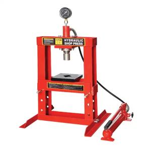 Quality Wide Frame Hydraulic 10 Ton Shop Press Working Range 0-340mm wholesale