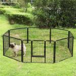 Box Shaped Heavy Duty Steel Dog Crate Powder Coated Durable Good Looking