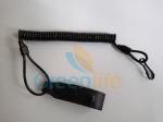 New Arrival High Quality Retention Device Black Coiled Steel Cable w/Protective
