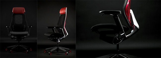 GT Roc Chair Red Racing Car Chairs Comfortable Breathable Swivel Gaming Chair 4