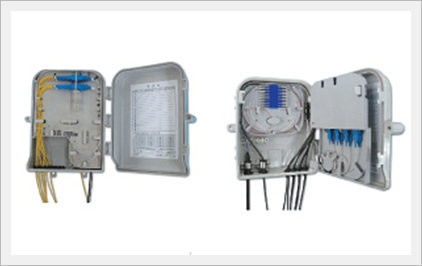 FTTH Wall Mounted Fiber Optic Termination Box ABS Housing With Extend Capacity