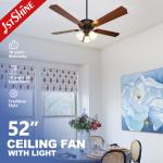 CE Super Asia Italy Indoor Elegant Classic Antique 52 Inch Ceiling Fan with