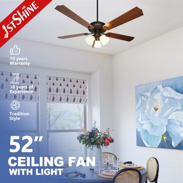 CE Super Asia Italy Indoor Elegant Classic Antique 52 Inch Ceiling Fan with