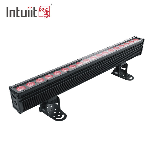18×10W RGBW 4in1 Waterproof Outdoor LED Wall Wash Light DMX Stage Outdoor Pixel LED Bar Lighting IP65 Projection Lights