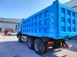 10tires Peacock Blue Sinotruck HOWO 6*4 Dump Truck 371HP 351-450hp Manual