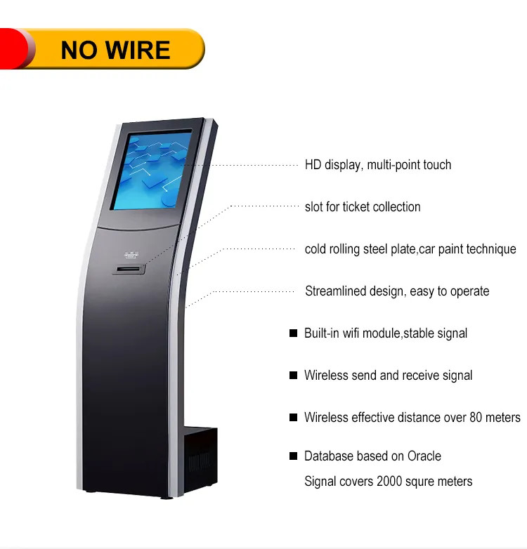 Self-Service Hotel Kiosk Stand Floor Self Service Terminal Self Service Kiosk