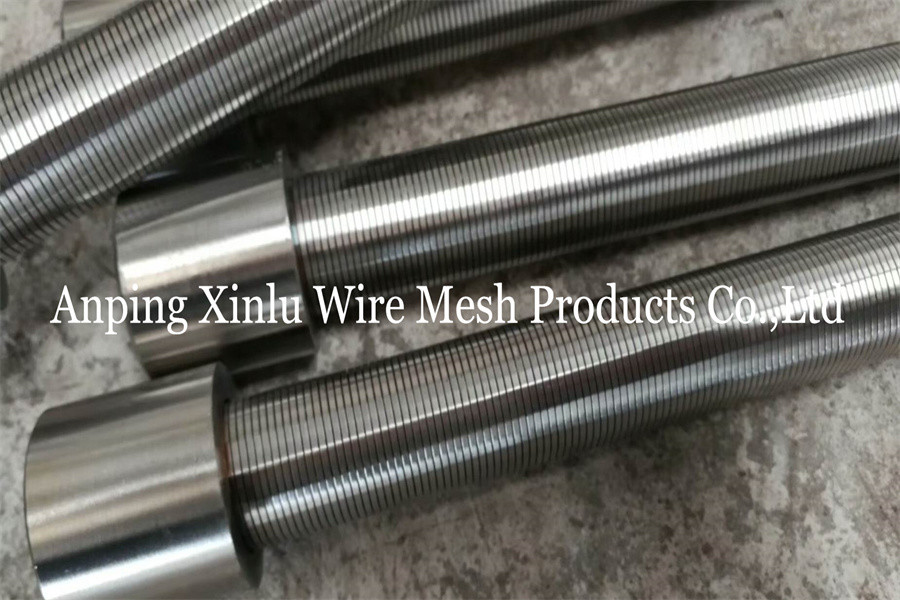 304 Stainless Steel Wedge Wire Sand Control Cylinder Screen Slot 40 60 80