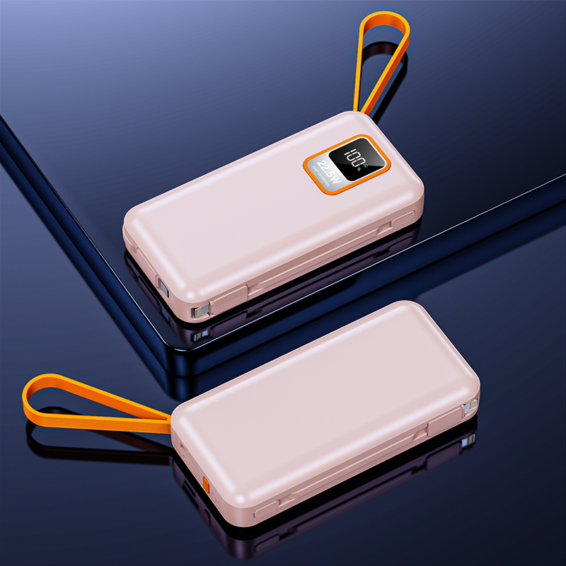 Mobile Phones Devices 10000mAh PD Power Charger Portable Outdoor Power Banks with Cable