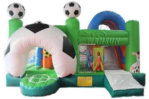 Quality Soccer Themed Inflatable Children'S Bounce House / Commercial Bounce House wholesale