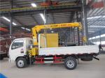 Telescopic Straight Arm Mobile Crane Truck For 5 Ton Equipment Delivery Carriage