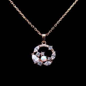 Quality Embossed Logo 925 Sterling Silver Curb Chain / Single Pearl Necklace wholesale