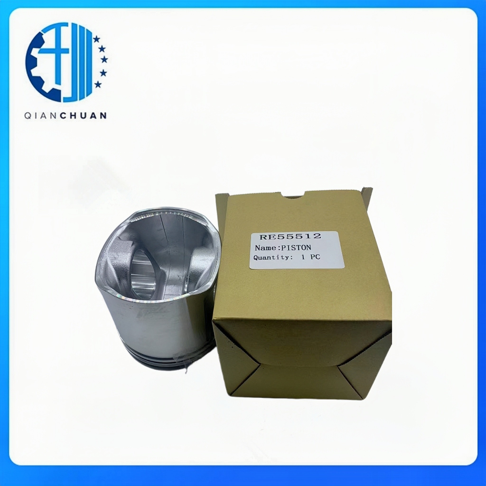 Piston Kit for John Deere 6068H RE515037 engine spare part