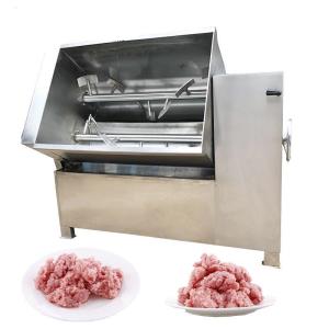 Quality Vacuum Double Axis Mince Grinder Machine Ground Mince Mixer Machine wholesale