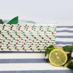 Green foil pattern FDA Certificate Biodegradable Paper Straws Food-grade