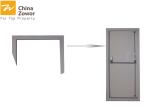 90 minute Fire Rated Steel Insulated Fire Door With Panic Bar/ Powder Coated