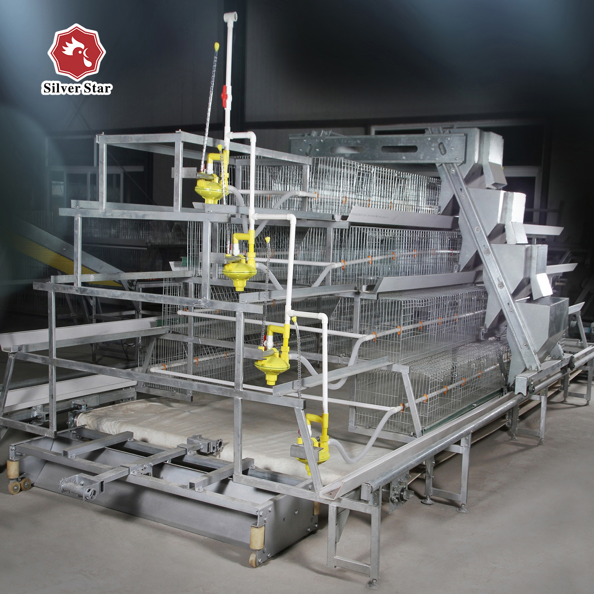 Poultry Farm Equipment Battery Cage 120 Birds 160 Birds Egg Layer Chicken Cage