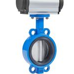 1/4''-6'' Port Size Sanitary Pneumatic Butterfly Valves with SS304 /316L