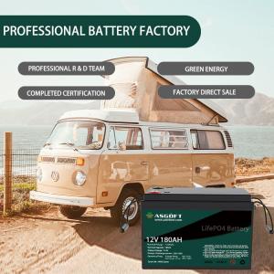 Quality Rechargeable 180ah Lifepo4 12V Lithium Battery Pack Deep Cycle ODM wholesale