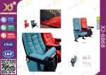 High Back Movie Theater Chairs Genuine Leather Cinema Seats Sofa Ultra Strong