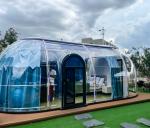18.2m2 Gazebo Luxurious Steel Dining Bubble Tent Portable Prefabricated Sunroom