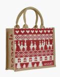 OEM Tote Women Beach 45x15x33cm Jute Shopping Bag