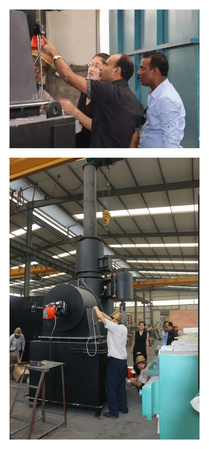 Video Outgoing Inspection Medical Waste Incinerator For Solid Waste Treatment