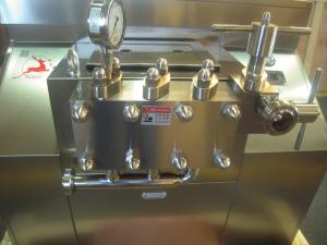 Quality Diaphragm 3 Plunger Sanitary Milk Homogenizer Machine wholesale