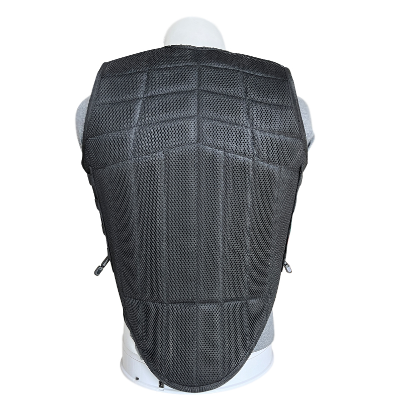 Comfortable EVA Foam Padded Horse Riding Safety Vest with Cotton and Mesh Fabric