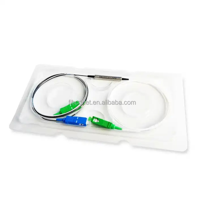Mini FWDM multiplexer for Micro steel tube of 1310nm 1490nm 1550nm wavelength division