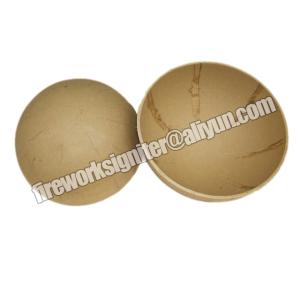 Quality 4inch Sphere Yellow Paper Fireworks Accessories wholesale