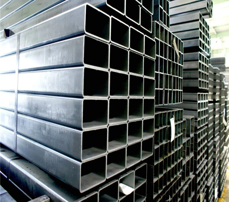 40x40 12m Galvanised Square Black Steel Pipe Q215 Hollow Section
