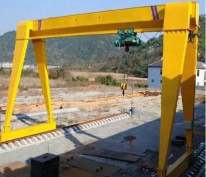 Quality 16ton A Frame Lifting Gantry Crane With MD Electric Hoist For Lifting Concrete Plate wholesale