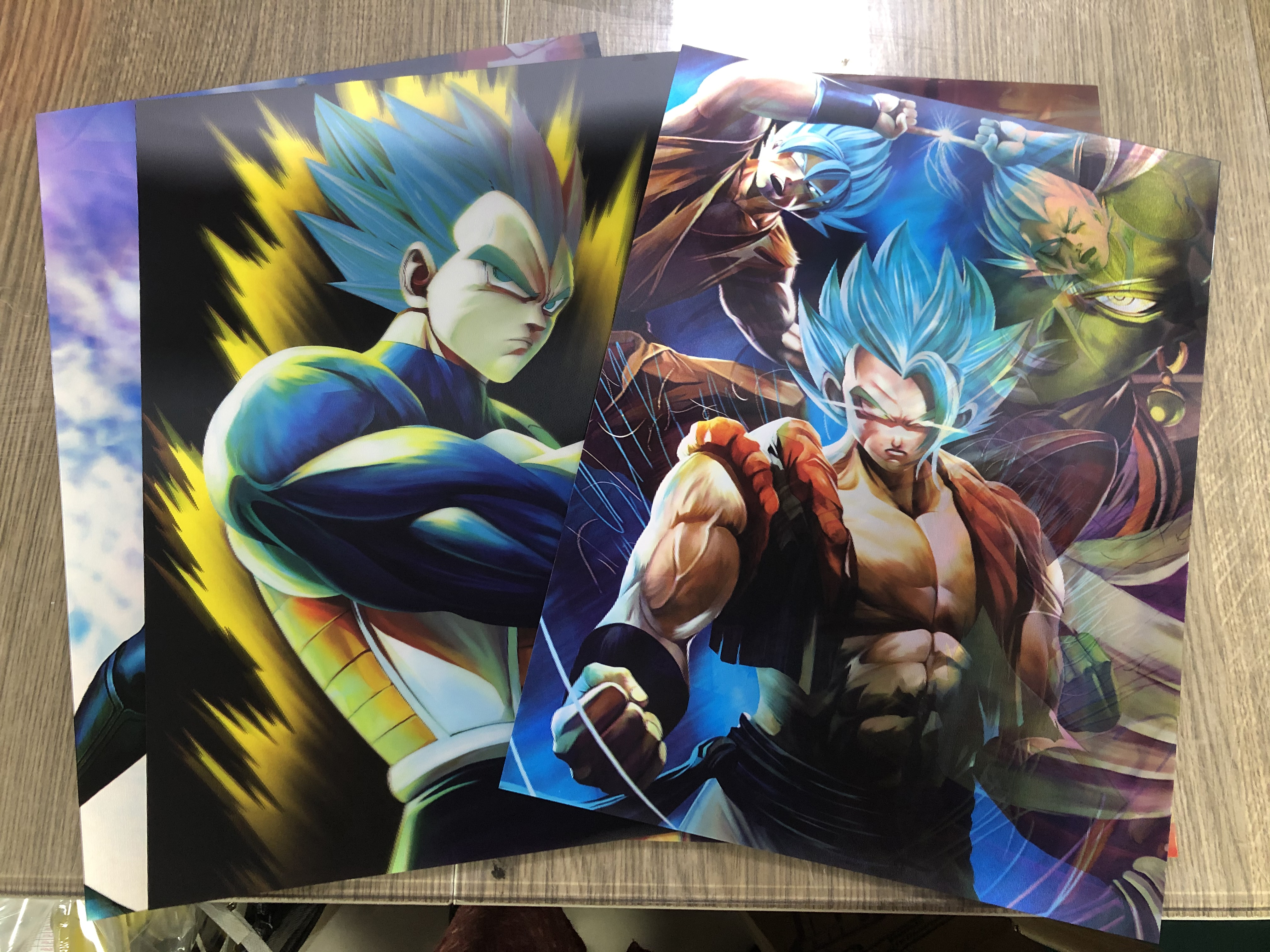 One Piece 3D Lenticular Poster Animation Characters Luffy And Zoro Prints