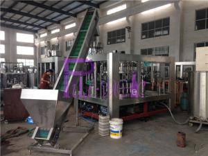 Quality 330ml glass Bottle crown caps Beer Filling Machine with NANQING valves wholesale