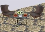 Living Room Oval Tempered Glass Coffee Table Grey Top Stylish Steel Legs