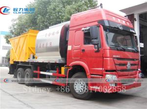Quality HOWO 6X4 Stainless Steel Q304-2B Asphalt Paving Truck wholesale