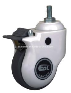 Quality 115kg Threaded Brake TPE Medical Caster E5744-57 for Heavy-Duty Medical Equipment wholesale
