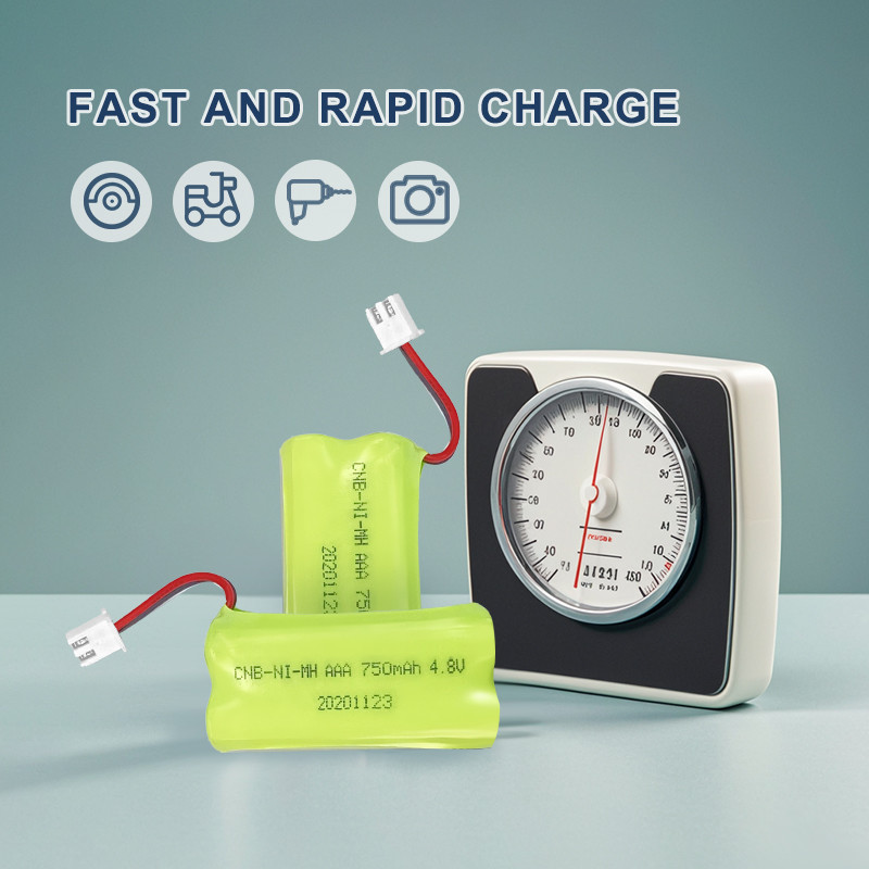 AAA Nimh Battery For Solar Storage 2.6v 750mAh ODM Rechargeable Solar Light Battery