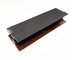 Quality Wood Finish / Powder Coated Aluminum Profile For Door And Window ISO 9001 Approved wholesale