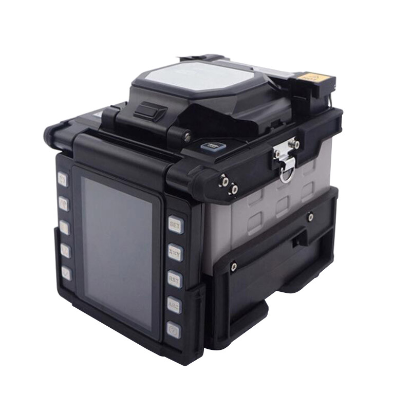 LCD Display Fiber Cleaver Fusion Fiber Optic Splicing Machine
