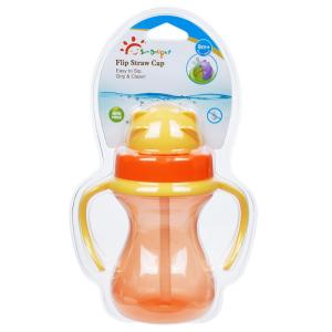 Quality Double Handles BPA Free 6oz 190ml Baby Weighted Straw Cup wholesale