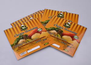 Quality Printing personalized sticky paper chicken seasoning can packaging sticker label wholesale