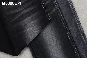 Quality 11.7 OZ Black Color Cotton Spandex Men Jeans Denim Fabric wholesale