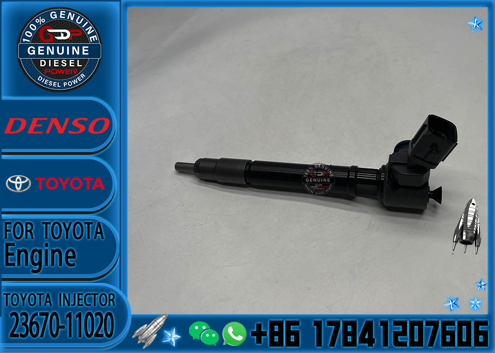 High Quality Fuel Injector 23670-09430 23670-11020 23670-19025 295700-0560 23670-0E020 for Toyota Hilux 2GD-FTV 2.4L